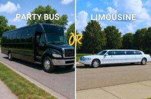 Party Bus or Limo for prom party ride